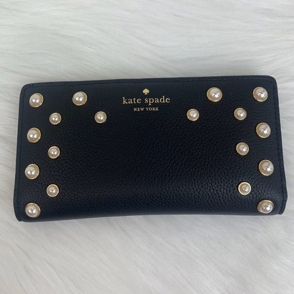kate spade Handbags - Kate Spade Leather Stacy Serrano Pearl Wallet